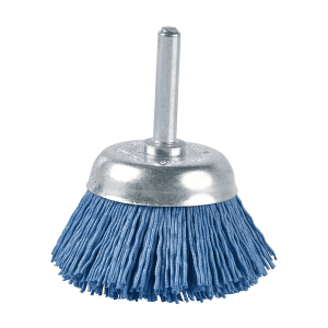 Makita 75 mm  Dia. x 6 mm Shank Nylon Cup Brush for Drill (Fine), D-45559