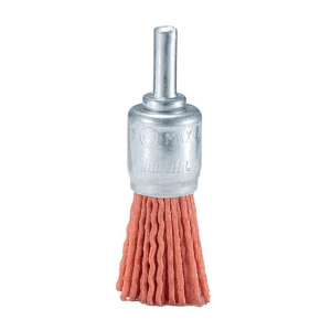 Makita 24 mm  Dia. x 6 mm Shank Nylon End Brush for Drill (Coarse), D-45680