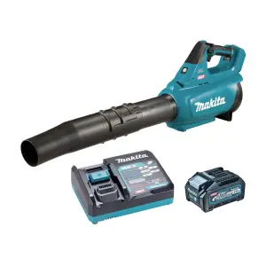 Makita 40Vmax XGT BL Cordless Variable Speed Blower with Rapid Charger & 1 Pcs 4.0Ah Battery, UB001GM101
