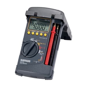 Sanwa 6000 Count TRMS Digital Multimeter with Tough Body Cover, CD800a3