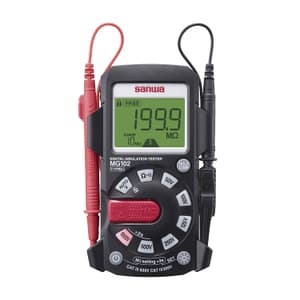 Sanwa 1000V / 4000 MOhms Pocket-sized Digital Insulation Resistance Tester, MG102