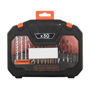 Black+Decker 30 Pcs New Family Titanium Accessories Set, A7183