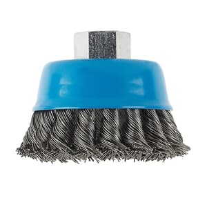 Bosch 75 mm Dia. Steel Wire Cup Brush with Knotted Wire, 1 608 622 029