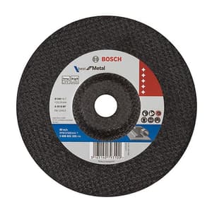 Bosch 180 x 6.7 mm Grinding Discs Best for Metal (Pack of 25 Pcs), 2 608 601 325