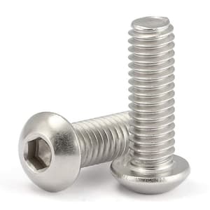 TB Basics M4 x 16 mm SS 304 Button Head Screws (Pack Of 500 Pcs)