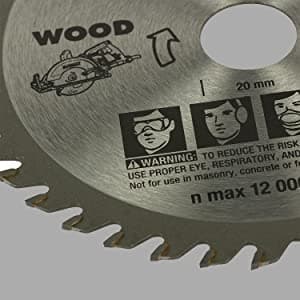 Dewalt 5 inch / 125 mm TCT Circular Saw Blade For Cutting MDF Plywood & Laminated Wood (40 Teeth), DW03540-IN