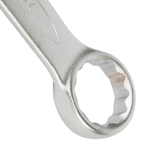 Stanley 14 Pcs, 3/8 inch - 1-1/4 inch Chrome Vanadium Steel Slimline Inches Fixed Square, Open End Imperial Combination Spanner Set, 1-87-709