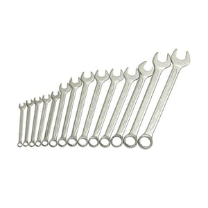 Stanley 14 Pcs, 10 mm - 32 mm Chrome Vanadium Steel Slimline Metric Combination Spanner Set, 1-87-038