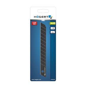 Hogert 9 mm Snap-off blade (Pack of 10 Pcs), HT4C670