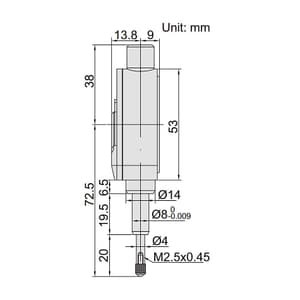 Insize 0 - 1mm Dial Comparator Gauge, 2881-01