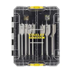 Stanley 8 Pcs Fatmax Wood Drill Bit Set, STA88556