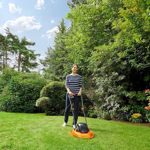 Black+Decker 1200W / 30cm Electric Hover Mower, BEMWH551-QS