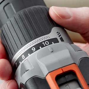 Black+Decker 18V / 10mm Cordless Speed Drill Machine Driver With 1x1.5Ah Li-ion Battery, BCD001C1-QW