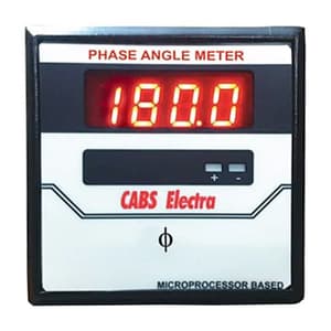 Cabs Electra 0.002 Ohm / 96 x 96 mm Phase Angle Meter, CE-0102D