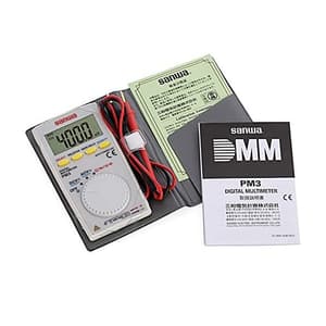 Sanwa 4000 Count Pocket Digital Multimeter with Folding Case, PM3