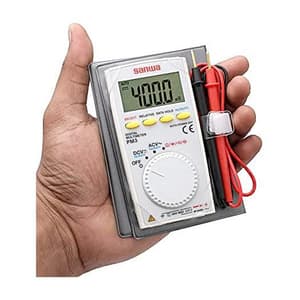 Sanwa 4000 Count Pocket Digital Multimeter with Folding Case, PM3