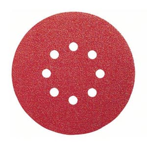 Bosch 125 mm / 80 Grit Sanding Sheets for Random Orbit Sanders (Pack Of 50 Pcs), 2 608 607 493