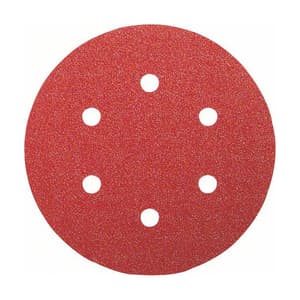 Bosch 150 mm / 80 Grit Sanding Sheets for Random Orbit Sanders (Pack Of 50 Pcs) 2 608 607 500
