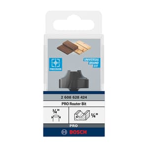 Bosch 1 Inch Pro Router Bit (Ovolo Bit), 2 608 628 424