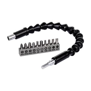 Bosch 11 Pcs Screwdriver Bit Set with Plastic Flexible Extension, 2 608 522 377