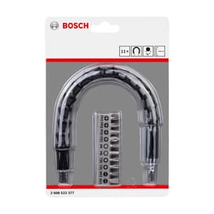 Bosch 11 Pcs Screwdriver Bit Set with Plastic Flexible Extension, 2 608 522 377