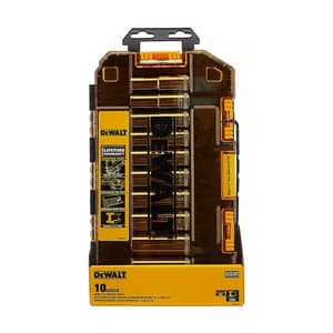 Dewalt 10 Pcs 1/2 Inch Sq. Drive Deep Socket Set In Toughbox, DWMT73815-0
