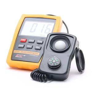 HTC 3-1/2 Digit Solar Power Meter, LX-107