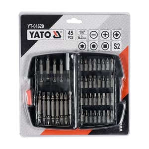 Yato 45 Pcs Bit Socket Set, YT-04620