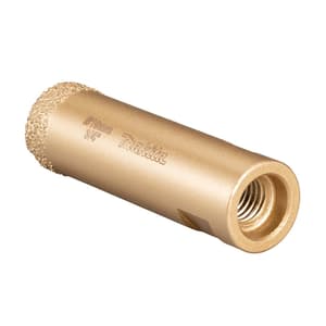 Makita 19 mm Dia x M10 mm Vacuum Brazed Diamond Core Bit, D-75138