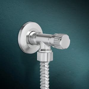 Kohler Complementary G3/8 x G1/2 Inch Angle Valve In Polished Chrome Finish, K-11568IN-7B-CP