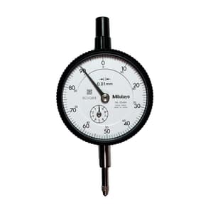 Mitutoyo 0 - 10 mm Standard Type Dial Indicator with Lug Back, 2046A-09
