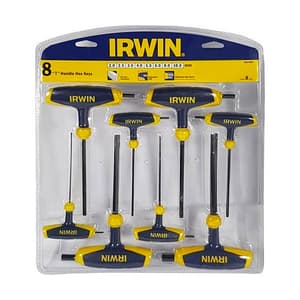 Irwin 2 mm - 10 mm T-Handle Hex  Allen Key Set (8 Pcs), T9097009