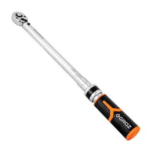 Groz 20.3 - 142.4 nm Torque Wrench With Cushion Grip (3/8 Inch Sq. Drive), TQ/20/3-8/140