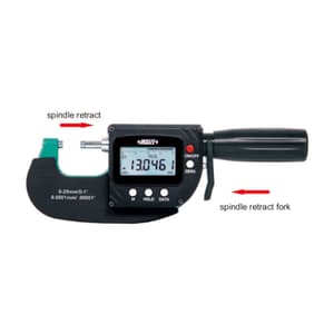 Insize 0 - 25 mm Wireless High Precision Digital Snap Gauge, 3359-25AWL