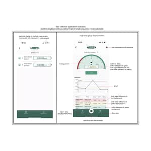Insize 25 - 50 mm Bluetooth Digital Indicating Snap Gauge, 3509-50
