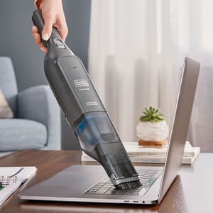 Black+Decker 12V Lithium-ion / 2.0 Ah Slim Dustbuster Cordless Handheld Vacuum Cleaner (Bagless & Wireless), HLVC320J11-QW