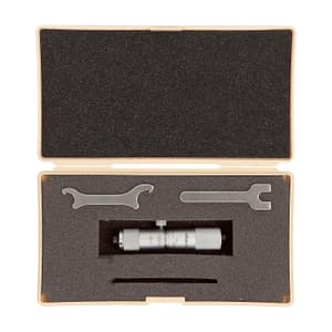 Mitutoyo 3 - 4 inch Tubular Inside Micrometer With Spindle Lock, 133-224