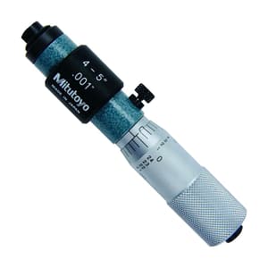 Mitutoyo 4 - 5 inch Tubular Inside Micrometer With Spindle Lock, 133-225