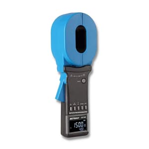 Metravi 4 Digits / 0.01Ohm - 1500Ohm Resistance Range Clamp On Ground Resistance Tester With Long Elliptical Jaw, CET-09