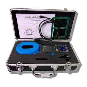 Metravi 4 Digits / 0.01Ohm - 1500Ohm Resistance Range Clamp On Ground Resistance Tester With Long Elliptical Jaw, CET-09