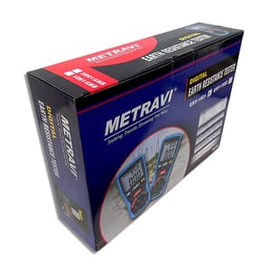 Metravi 0 – 2000 Ohms Range Digital Earth Resistance Tester with Kit, ERT-1502