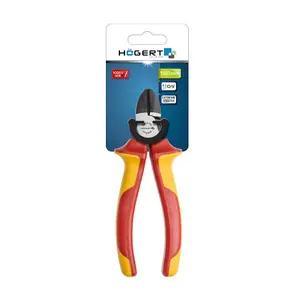 Hogert 6 inch / 160 mm Insulated Diagonal Side Cutting Pliers (VDE), HT1P909