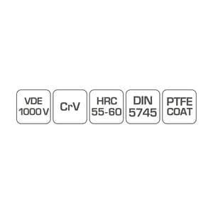 Hogert 8 inch / 200 mm Bent Nose Pliers (VDE), HT1P923