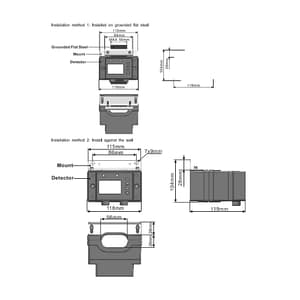 Kusam-Meco 0.01 Ohm ~ 200 Ohm Explosion-proof Split Type Ground Resistance On-Line Detector, KM 1780KC