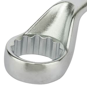 Stanley 12 Pcs, Chrome Matte Finish Shallow Offset BI-HX Ring Spanner Set, 70-395E