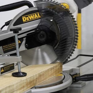Dewalt 1650W / 250mm Compound Mitre Saw with 80T TCT Blade, DW714-IN