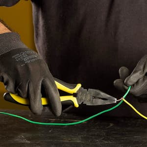Stanley 8 inch / 200 mm Sturdy Steel Combination Pliers Double Colour Sleeve, 70-482