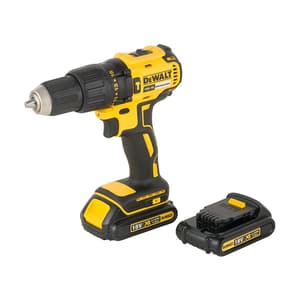 Dewalt 18V / 13mm Brushless Li-ion Cordless Hammer Drill Machine Driver with 2x1.5 Ah Batteries Included, DCD778S2T-QW