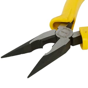 Stanley 6 inch / 150 mm Sturdy Steel Long Nose Plier (Single Colour Sleeve), 70-462