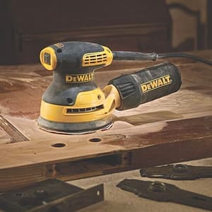 Dewalt 125mm 280W Random Orbit Palm Sander-Perform & Protect Shield, DWE6421-IN